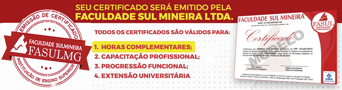 Vantagens Certificado